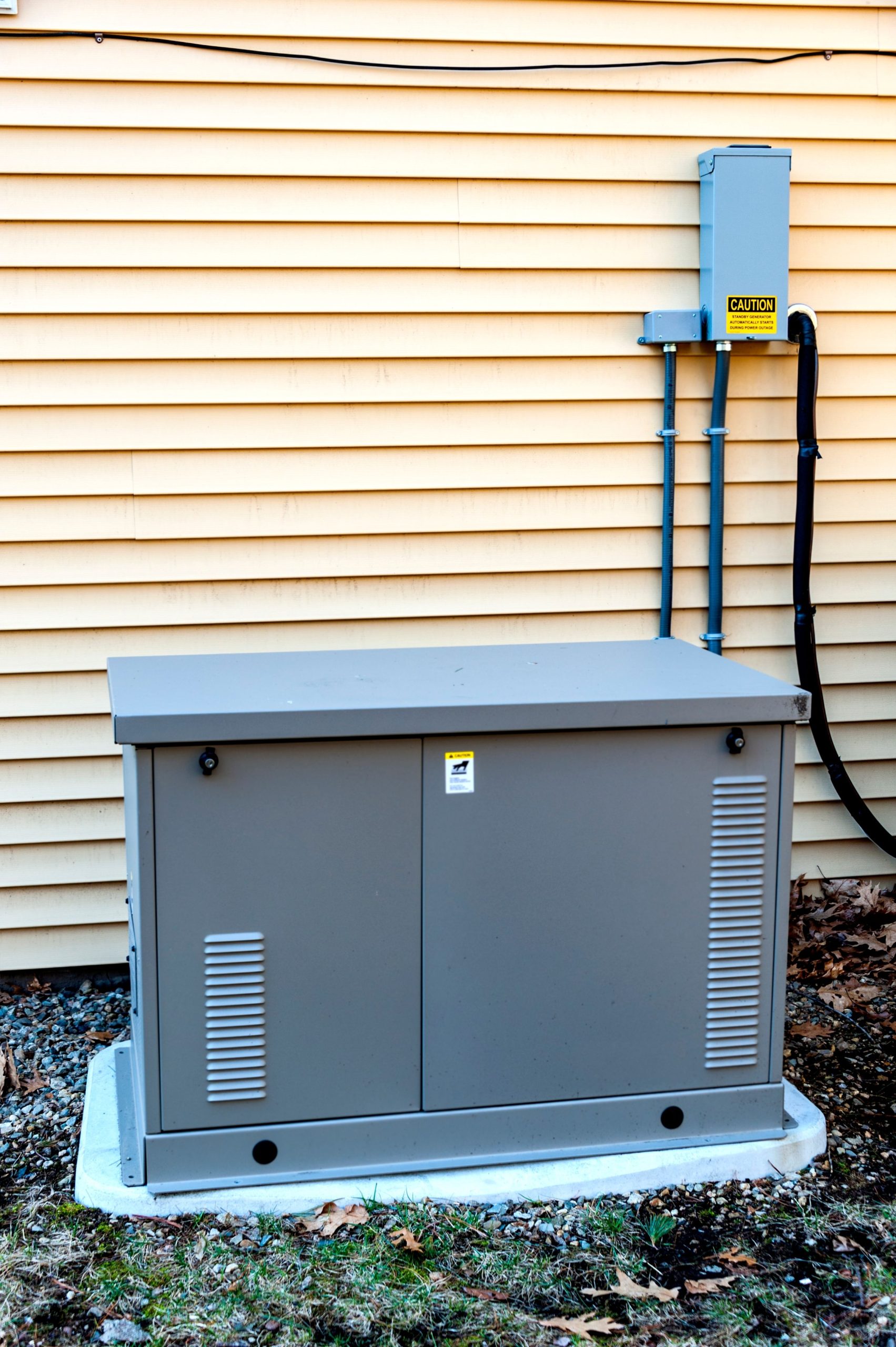 The size affects the whole-house generator installation cost. 