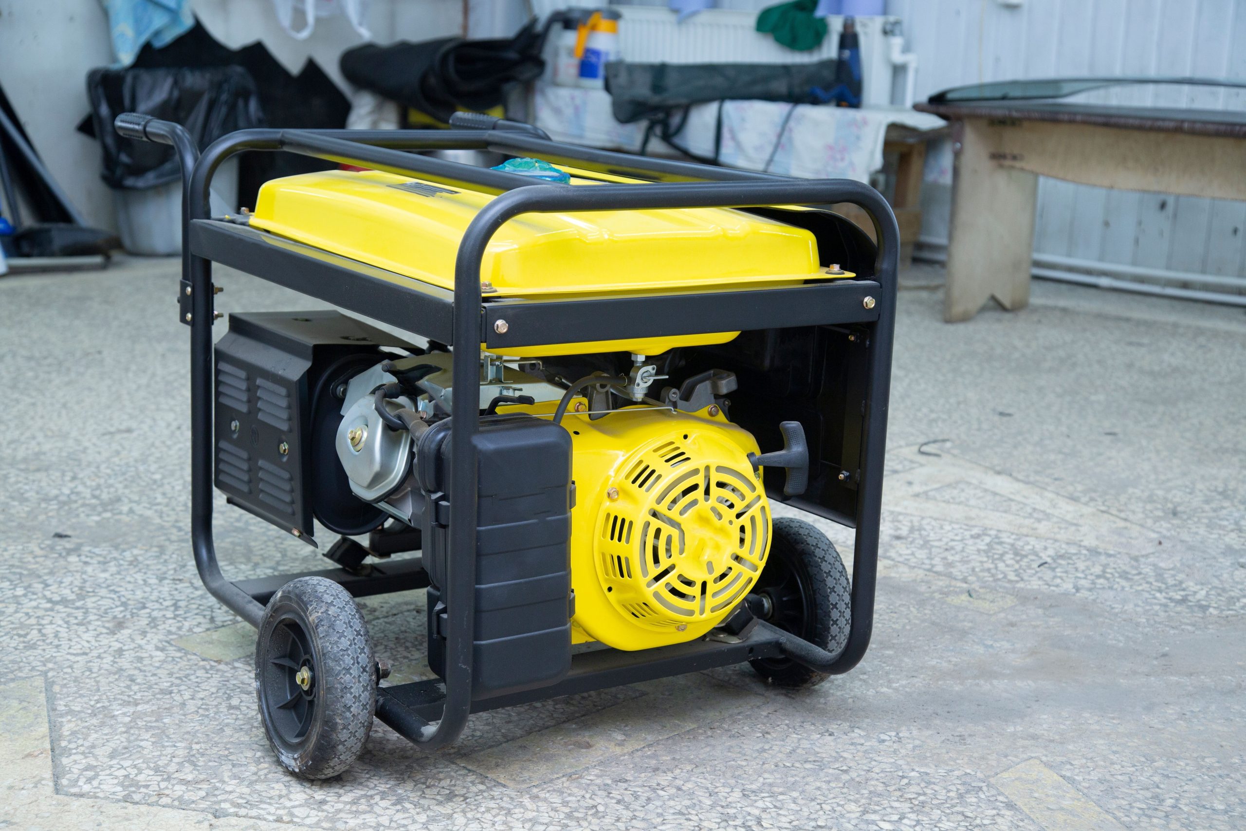 A portable generator is a movable unit that operates with gasoline.
